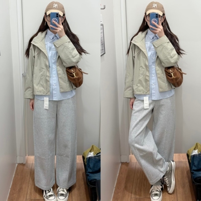 L&CP女装防风立领茄克宽松休闲连帽外套夹克2026春季新款E484709