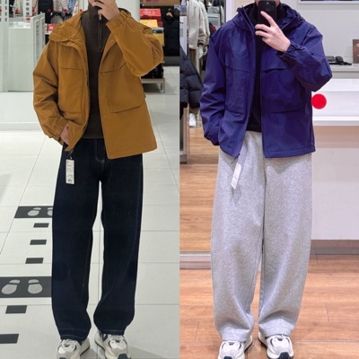 L&CP男装女装防风连帽工装外套夹克户外休闲防泼水冲锋衣E482213