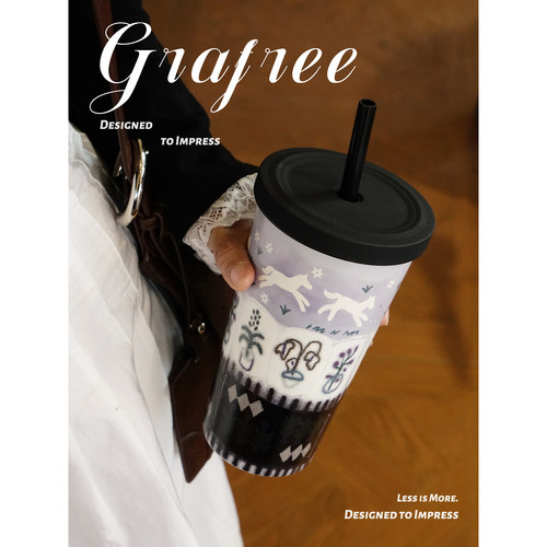 GraFree原创中古花园小马保温杯