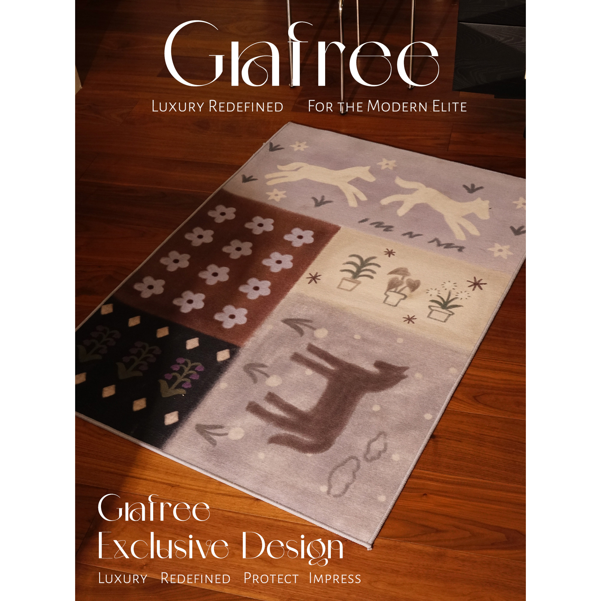 GraFree中古小马地毯装饰毯子卧室床边毯女入户门垫地垫脚垫礼物,居家布艺,家用脚垫,淘宝优惠券,粉丝福利购,淘宝优惠卷