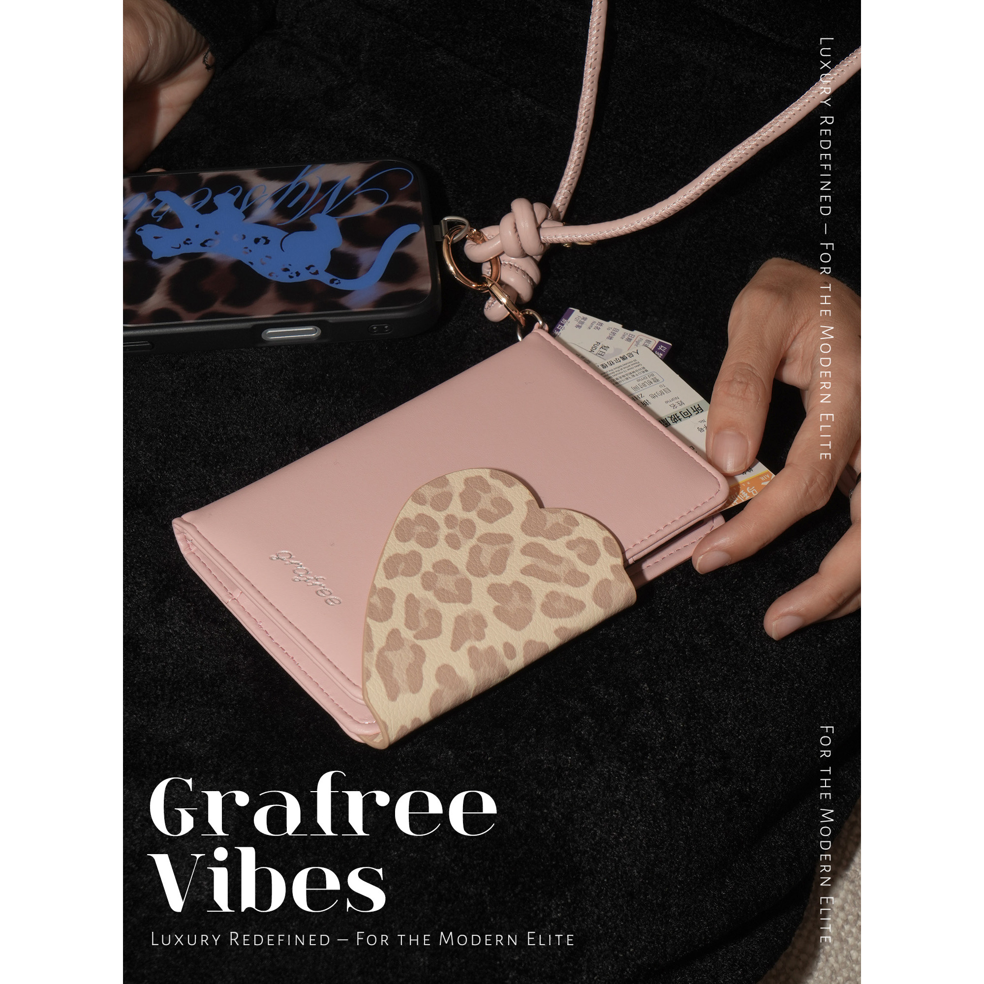 GraFree豹纹护照包斜挎旅行护照夹钱包证件收纳卡包女生生日礼物