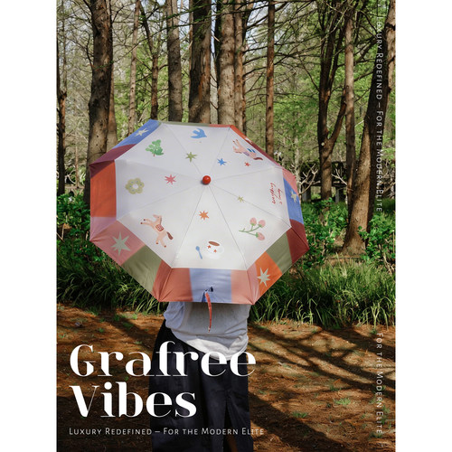 GraFree原创甜趣小马防晒晴雨伞