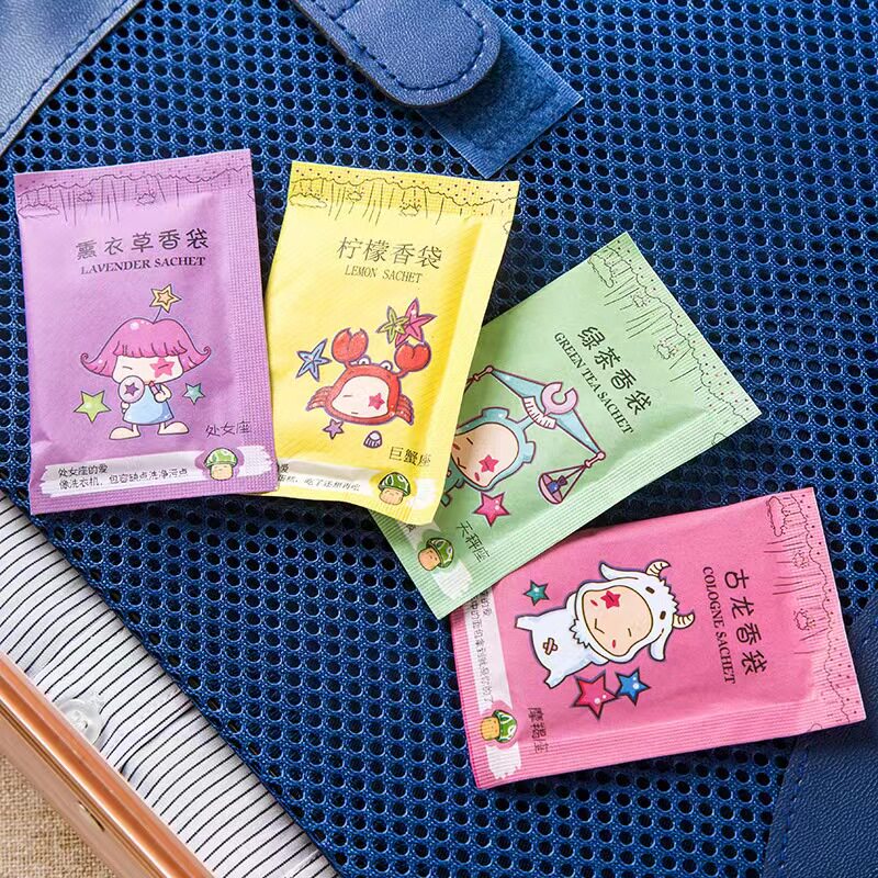 향이 오래 지속되는 옷장 향낭 신발 상자 옷가방 기내 반입 가능한 계수나무 아로마테라피 알약 탈취 향낭
