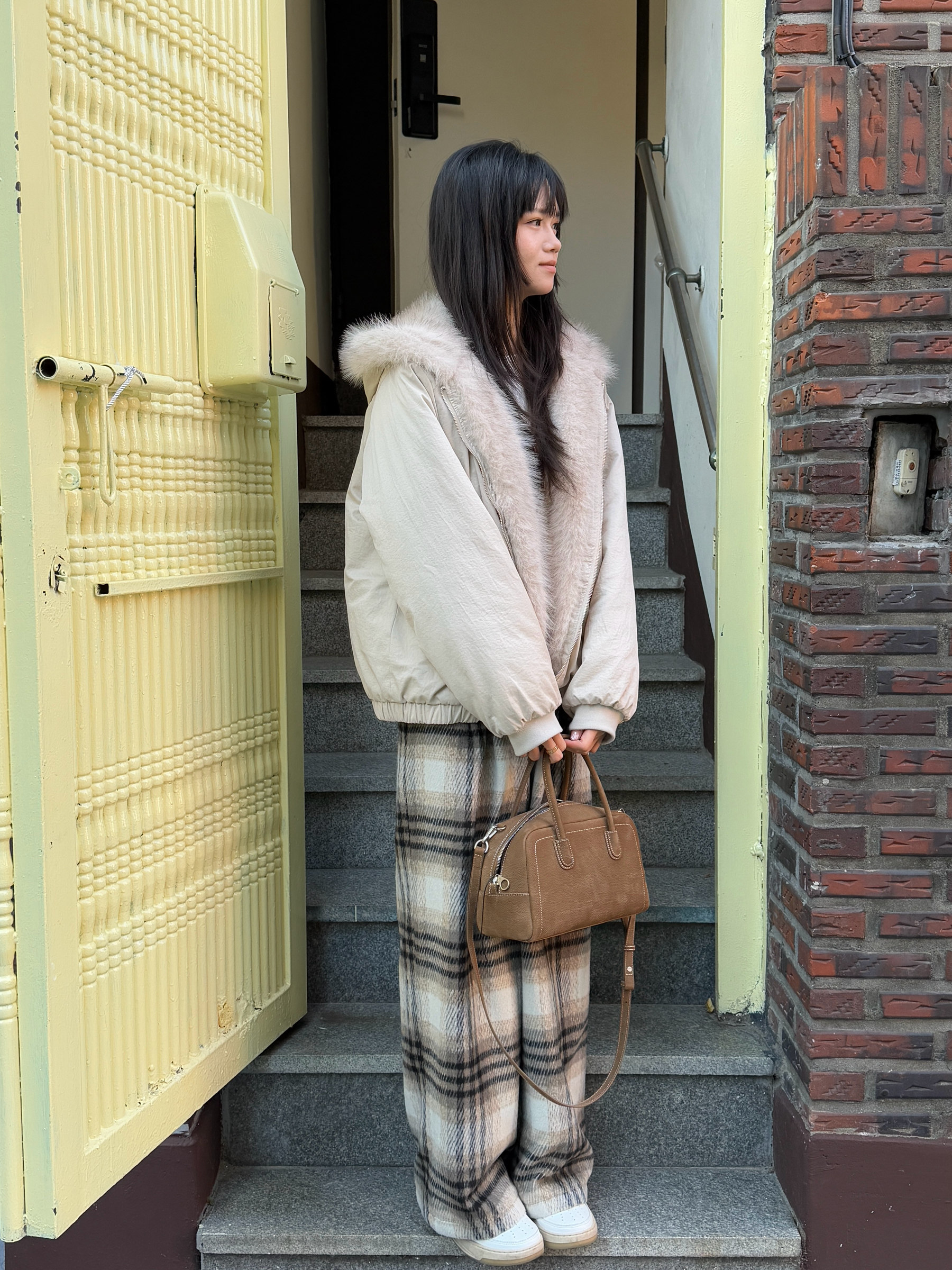 Winter Parka Imitation Mink Cotton Outwear Women's Commuter Top Fleece-Lined Thickeneded Hooded Warm Outwear