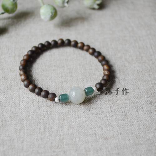 一斤钻戒bai天然沉香手串