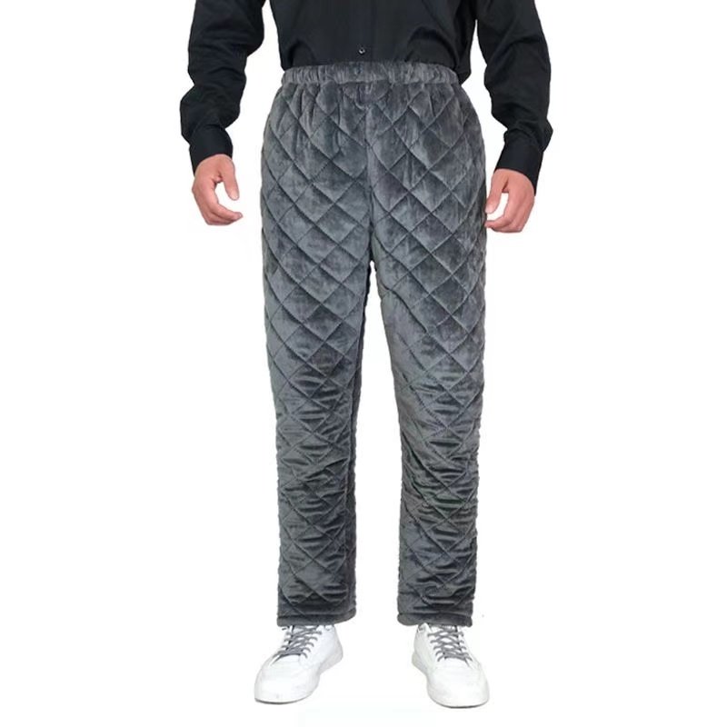 冬季爸爸裤加肥加大码200斤加厚睡裤男老年人爷爷法兰绒夹棉裤子,男装,棉裤,淘宝优惠券,粉丝福利购,淘宝优惠卷