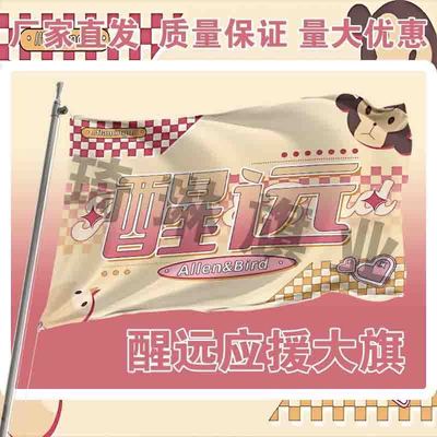 醒远应援大旗明星演唱会手持大旗户外音乐节歌手大旗定制代发周边