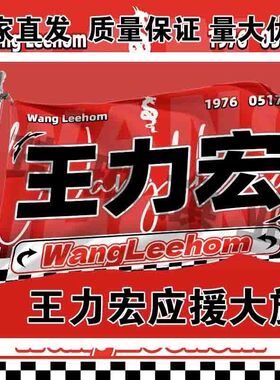 王力宏应援大旗户外演唱会手持大旗户外音乐节歌手大旗定制周边