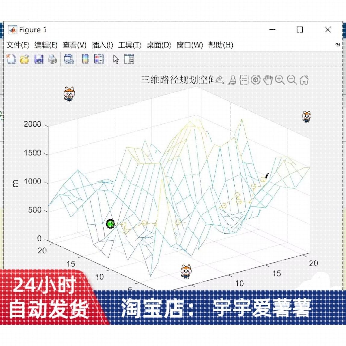 MATLAB基于蚁群算法的三维路径规划算法,商务/设计服务,设计素材/源文件,淘宝优惠券,粉丝福利购,淘宝优惠卷