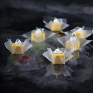 糯米纸摆盘威化纸烘焙纸冷菜菜肴装饰樱桃鹅肝慕斯外皮纸冷盘