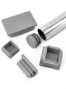 不锈钢方管灰色管塞 橡胶胶盖胶塞封口盖内堵塑料管塞内塞