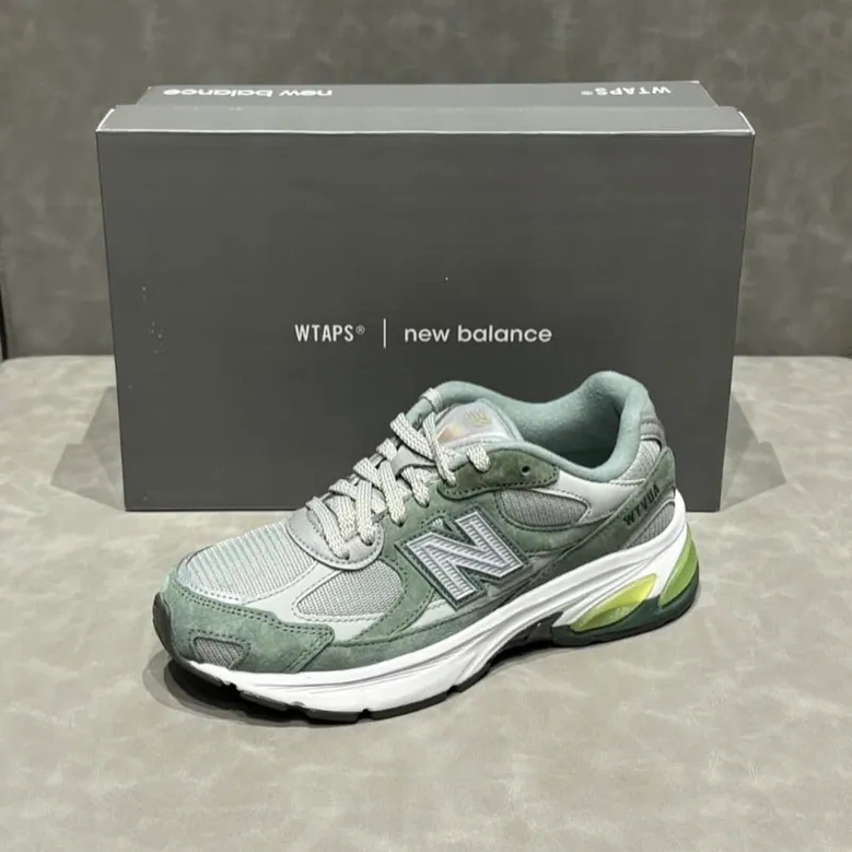 NewBalance灰绿NB男女跑步鞋