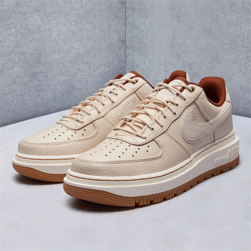 耐克Nike空军一号米色生胶底板鞋