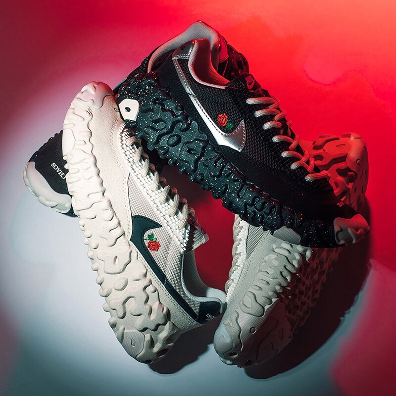 Undercover x Nike OverBreak SP 耐克联名款刺绣玫瑰运动休闲鞋