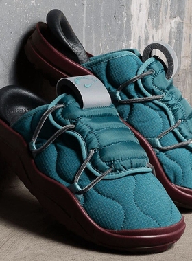 Nike Offline 3.0耐克拖鞋男子外穿穆勒鞋墨绿色保暖舒服个性正品