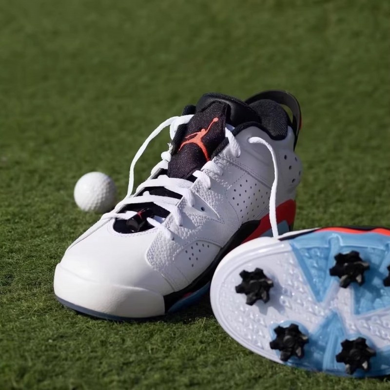 正品代购Air Jordan Retro 6 G AJ6 实战训练男女同款高尔夫球鞋