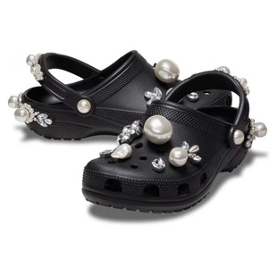 新款联名Simone Rocha x Crocs卡骆驰时尚洞洞鞋拖鞋休闲凉鞋夏季