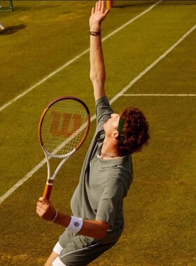 代购Kith x Wilson Pro Staff 97号威尔胜联名款网球拍限量款橙色