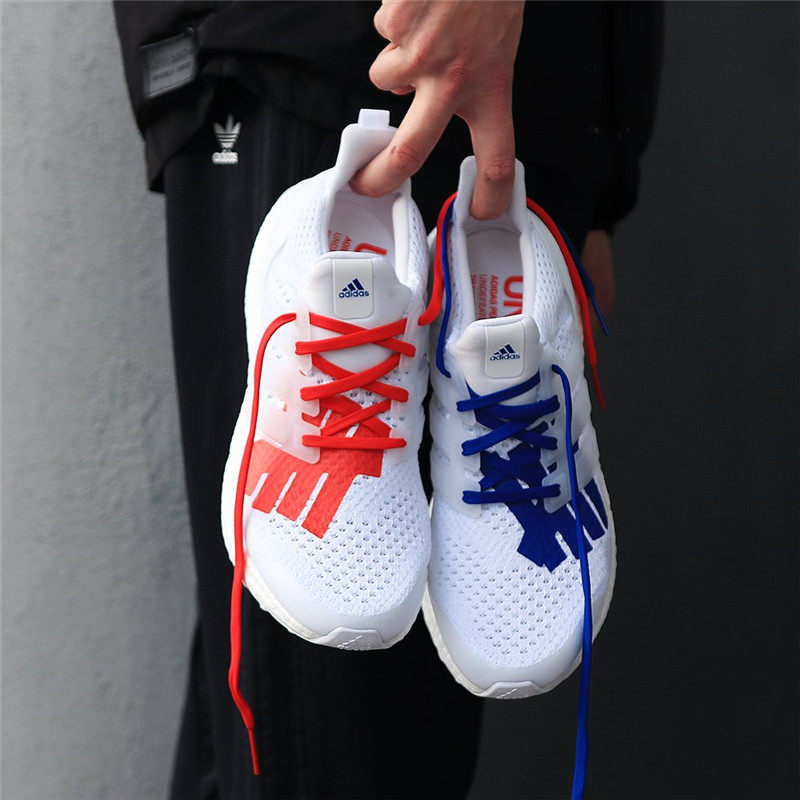 UNDEFEATED x Adidas UltraBoost联名红蓝鸳鸯3M反光跑步鞋EF1968