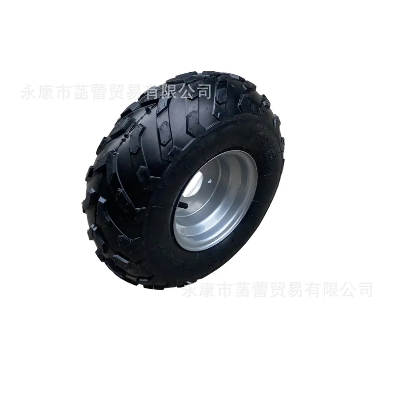 沙滩车卡丁车工具车改装轮胎16X8-7寸带轮毂总成改装四轮车手推车