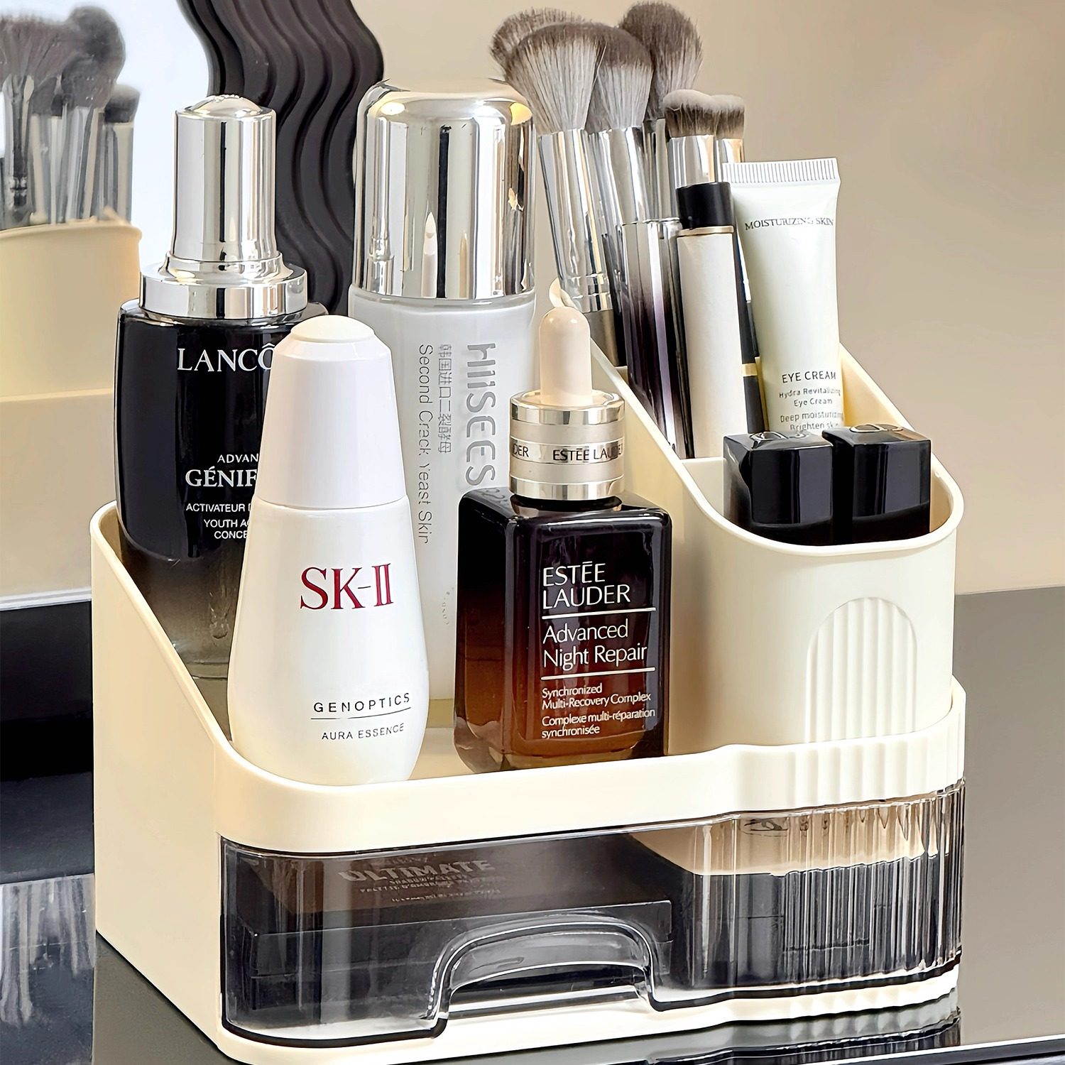 化妆品收纳盒分隔整理盒