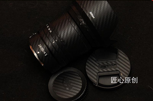 适用于尼康Z2470F4s微单镜头美保护迷彩磨砂碳纤3M贴纸矩阵本贴膜