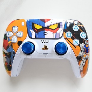 PS5手柄升级改装霍尔电磁摇杆TMR摇杆PS5原装游戏机手柄 元祖高达