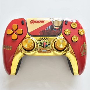 PS5手柄升级改装霍尔电磁摇杆 TMR摇杆 PS5原装游戏机手柄 钢铁侠