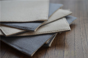 蓝麒麟植物草木染普洱煮染禅意正反两用纯棉手工制10cm杯垫壶垫子