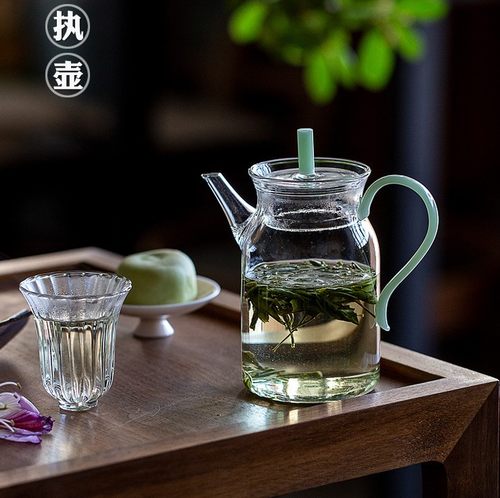 玻璃壶绿茶壶仿宋执壶耐高温可煮小壶红茶泡茶壶小宋壶简约花茶壶_虎窝淘