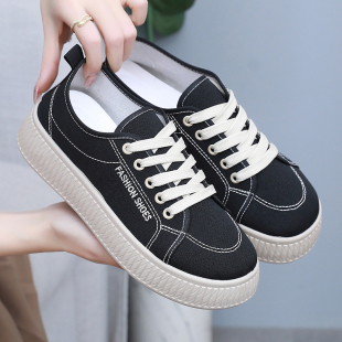 春秋季 帆布鞋 休闲鞋 透气板鞋 防滑耐磨女 子潮流百搭女鞋 2026新款