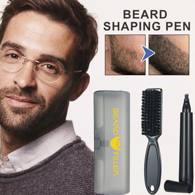 四叉头浓密胡子笔旅行装