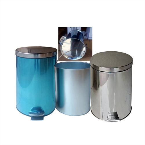 不锈钢脚踏密封底船用防火垃圾桶