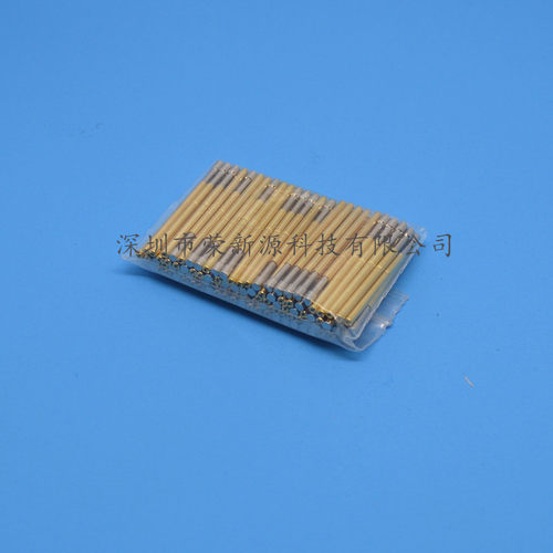 镀金头探针PA160-G2/P160-G2（大平头）测试针1.36mm 弹簧顶针