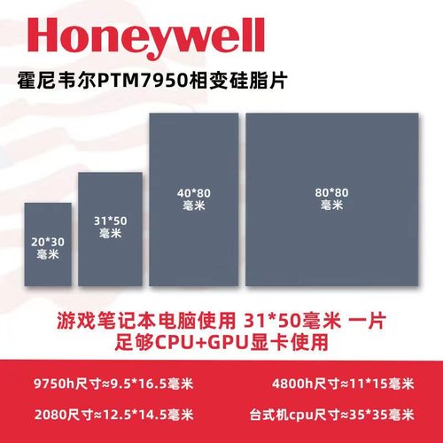 霍尼韦尔7950相变导热片