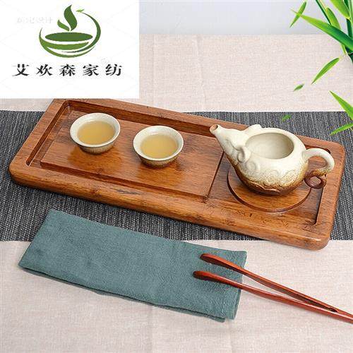 单人  小型办公室迷你单人一人用木竹制干泡茶台家用小托盘 重竹