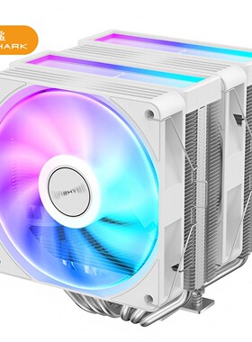 JIUSHARK九鲨JF550CPU散热器神光双风扇12CM6热管AMD13代风冷双塔