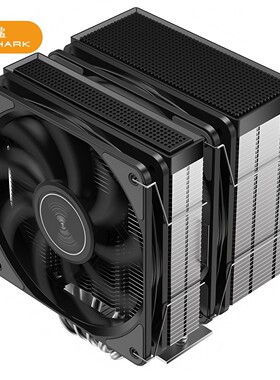 JIUSHARK九鲨JF500Ruby不挡内存CPU散热器双塔扇逆重力5管15代AMD