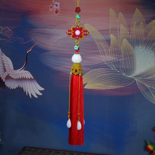 绳编国风款高档车挂件