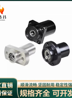 带座轴承双轴承加长引导法兰BGC61 62 66 71 L51至160不锈钢45钢