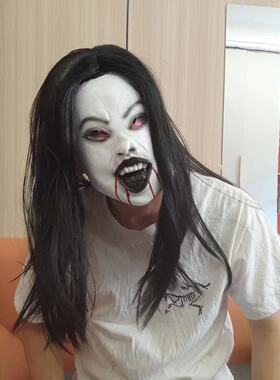 万圣节恐怖面具贞子鬼脸吓人头套
