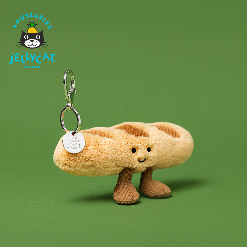 英国Jellycat趣味法棍包包挂饰玩偶娃娃钥匙扣生日礼物秋冬新品图片