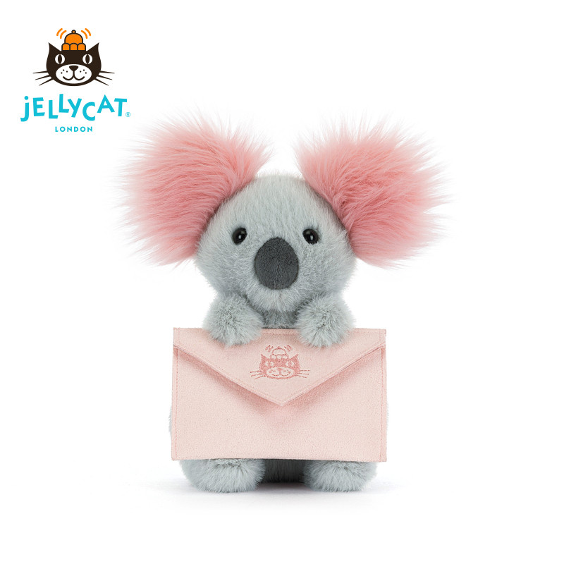 Jellycat信使考拉毛绒玩具玩偶公仔娃娃安抚陪伴摆件生日新婚礼物