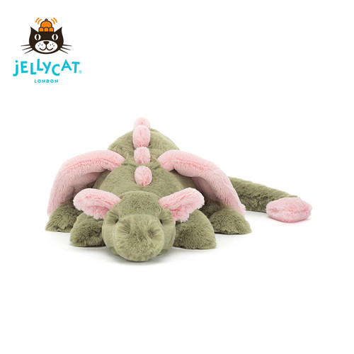 英国Jellycat玛拉琪龙毛绒玩具安抚玩偶儿童公仔娃娃生日礼物