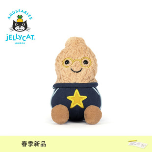 英国Jellycat趣味花生校园之星装 毛绒玩偶公仔生日礼物春夏新品