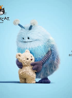 英国Jellycat赞布尔比外星人毛绒玩偶公仔玩具礼物