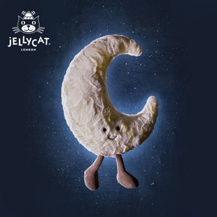 英国Jellycat趣味月亮毛绒玩具安抚玩偶柔软公仔可爱娃娃生日礼物