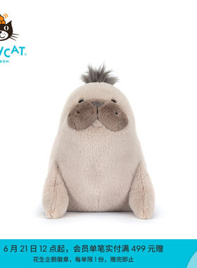 英国Jellycat罗尔威尔海狮毛绒玩偶玩具2026夏季新品