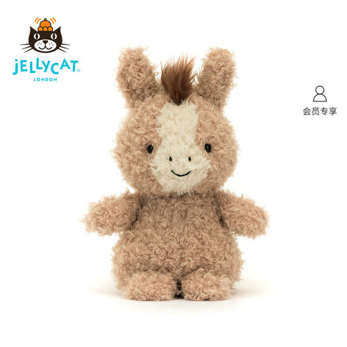 英国Jellycat小马毛绒玩具安抚玩偶儿童公仔可爱娃娃陪伴生日礼物