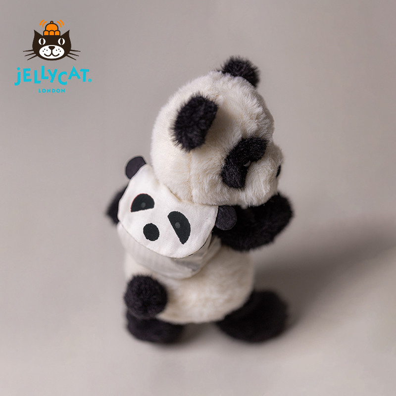英国Jellycat背包熊猫毛绒玩具安抚玩偶儿童公仔娃娃陪伴生日礼物图片